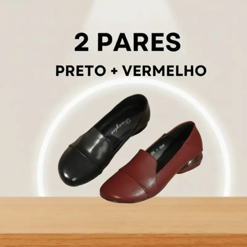 Sapatilha em couro